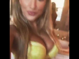 august ames showing off body big tits small ass natural tits