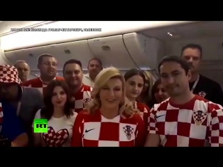 "thank you for the warm welcome" - the president of croatia thanked the russians in russian