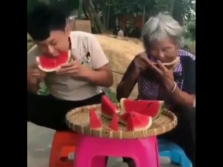 who will eat watermelon faster